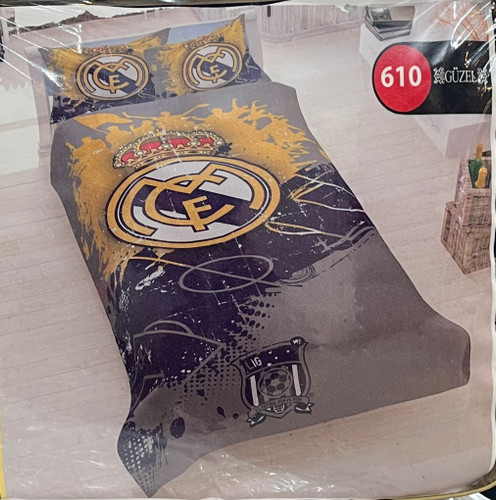 ست روتختی تیم رئال مادرید سه بعدی گوزل یک نفره کد۶۱۰